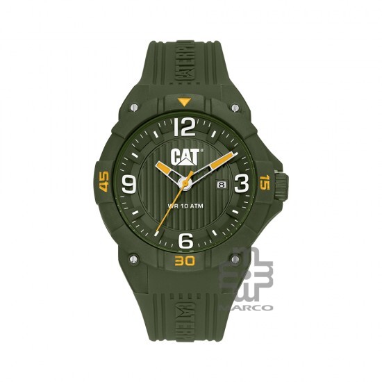 CAT DRIFT LW-131-23-332 Green Silicone Band Analog Watch | 10 ATM